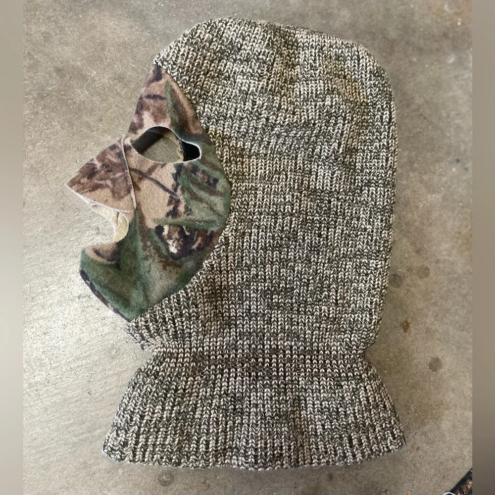 Hunting beanie face mask